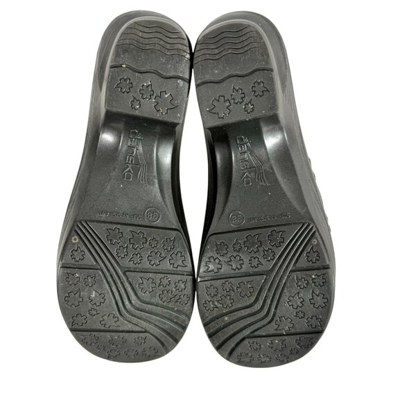 Dansko Pixie Molded EVA Floral Embossed Mules Clogs Black Women’s Sz 38 US 7.5 8 - Picture 6 of 8